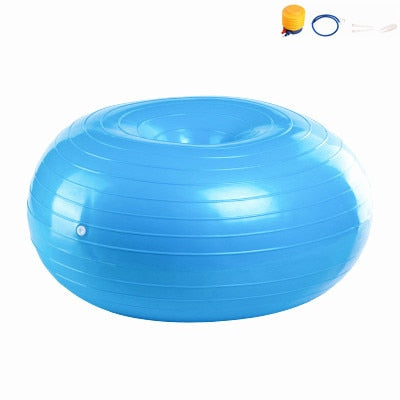 Yoga Ball Exercise Fitness Pilates Donut Balance Fitness Ball