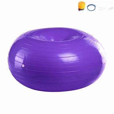 Yoga Ball Exercise Fitness Pilates Donut Balance Fitness Ball