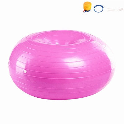 Yoga Ball Exercise Fitness Pilates Donut Balance Fitness Ball