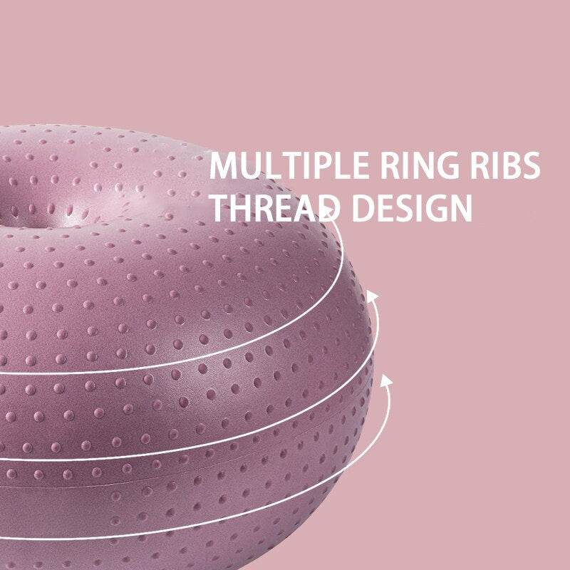 Yoga Ball Exercise Fitness Pilates Donut Balance Fitness Ball