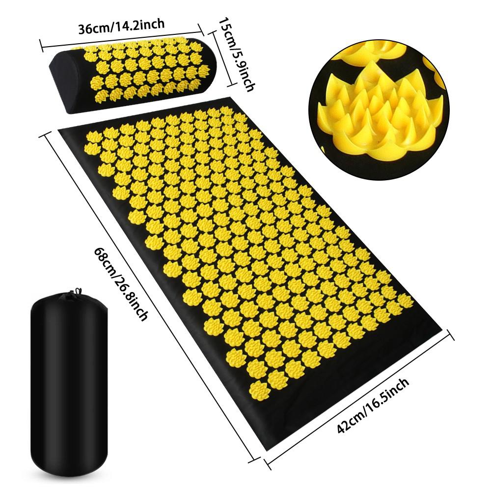 Pranamat Eco Lotus Spike Mat Acupuncture Massage Cushion Kuznetsov's