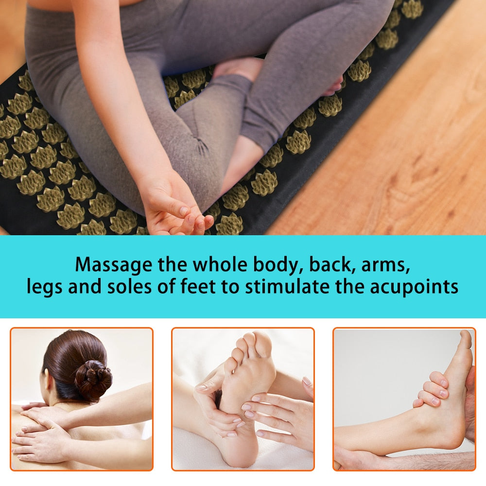 Pranamat Eco Lotus Spike Mat Acupuncture Massage Cushion Kuznetsov's