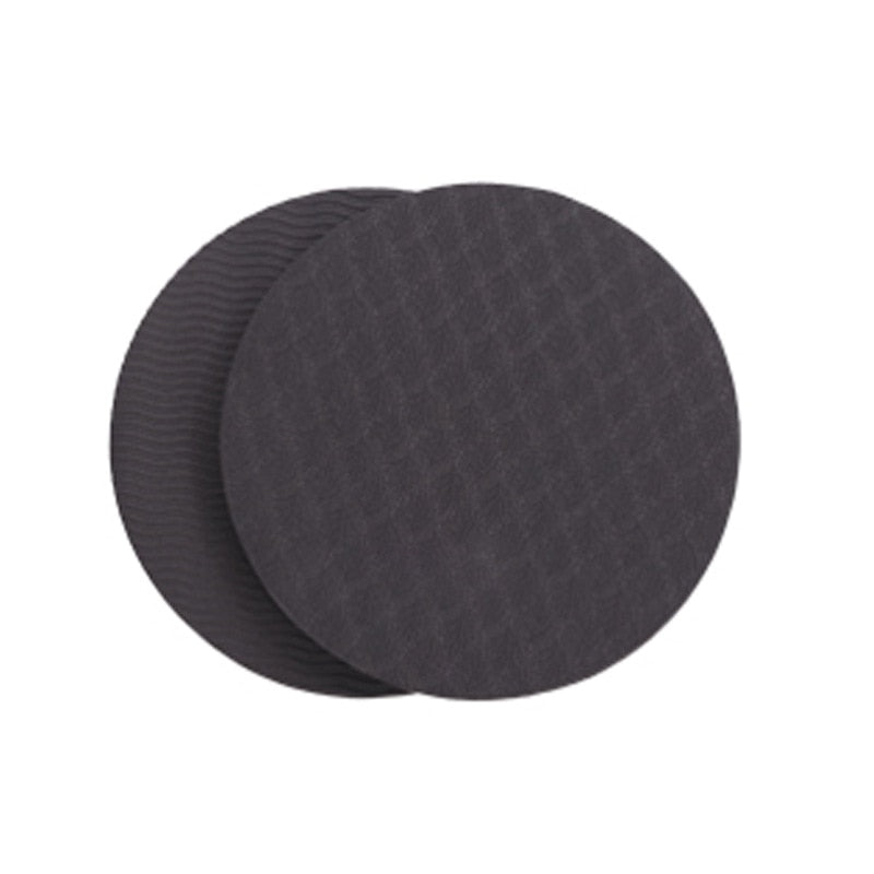 1Pair 170*15MM Portable Small Round Knee Pad Yoga Mats