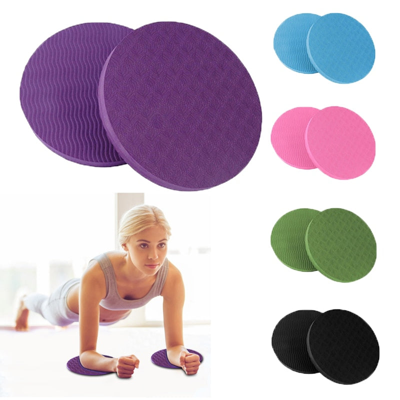 1Pair 170*15MM Portable Small Round Knee Pad Yoga Mats